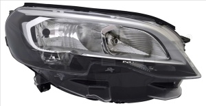 Far stanga (H1/H7/W21W, electric, cu motor) potrivit PEUGEOT EXPERT, TRAVELLER dupa 2016