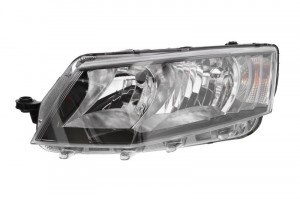 Far Stanga (H15/H7, electric, cu motor, culoare semnalizator: transparent) potrivit SKODA OCTAVIA III - Img 1