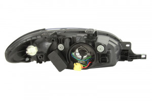 Far Stanga (H4, electric, cu motor, culoare insertie: cromat, culoare semnalizator: transparent) potrivit CHEVROLET LACETTI, NUBIRA; DAEWOO LACETTI, NUBIRA