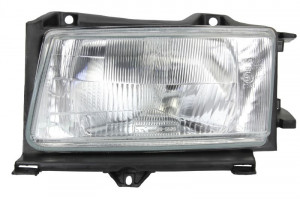 Far stanga (H4, electric, fundal argintiu) CITROEN JUMPY FIAT SCUDO PEUGEOT EXPERT - Img 1