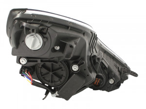 Far Stanga (H7/H7, electric, cu motor, culoare insertie: cromat, culoare semnalizator: transparent) potrivit HYUNDAI IX20