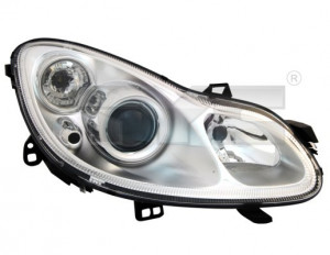 Far Stanga (H7/H7, electric, cu motor, culoare insertie: cromat) potrivit SMART FORTWO
