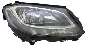 Far Stanga (H7/H7/LED, electric, cu motor, culoare insertie: negru) potrivit MERCEDES C (A205), C (C205), C T-MODEL (S205), C (W205) - Img 3