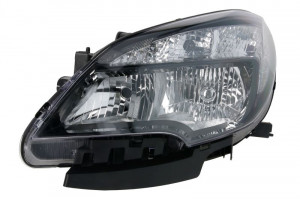 Far Stanga (H7/HB3/W21, electric, cu motor, culoare insertie: negru) potrivit OPEL MOKKA / MOKKA X