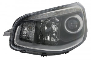 Far Stanga (H7/PY21W, electric, fara motoras, culoare insertie: negru) potrivit KIA SOUL I, SOUL II 09.16-12.17 - Img 1