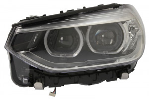 Far stanga (LED, electric, cu motor, fara control LED) potrivit BMW X3 G01, X4 G02 2017-2021