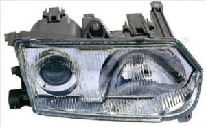 Far stanga potrivit ALFA ROMEO 145, 146 1994-2001 - (H1, reglaj electric, manual, fundal cromat)