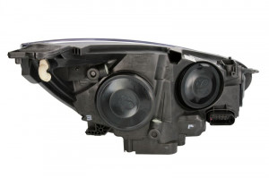 Far stanga potrivit FORD FOCUS 2014-2018 - (H1/H7, reglaj electric, fundal cromat) - Img 2