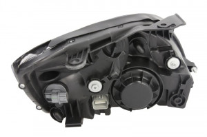 Far stanga potrivit KIA RIO, HATCHBACK/LIMUZINA/COMBI 2005-2011 - (H4, electric, cu motoras, fundal cromat, fundal transparent) - Img 2