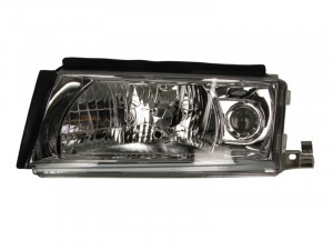 Far stanga potrivit SKODA OCTAVIA I - (H3/H4, electric, fundal cromat)