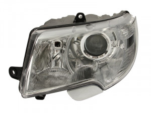 Far stanga potrivit SKODA SUPERB 2008-2013 - (H3/H7, reglaj electric, cu motoras)
