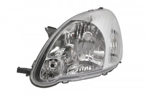 Far stanga potrivit TOYOTA YARIS 2003-2005 - (H4, electric, fundal cromat)