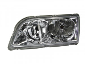 Far stanga potrivit VOLVO S40, V40 1995-2000 - (H7, reglaj electric, fundal cromat)