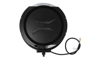Far universal stanga/dreapta (faza lunga, FERVOR 220, LED, 12/24V, 3; 27W, inaltime 238mm, diametru 220mm, adancime: 87mm, transparent, metal/plastic, negru/crom, lumini pozitie, lungime cablu: - Img 1