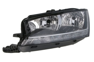 Fat stanga (2*H7/LED, electric, cu motor) potrivit SKODA FABIA III 2018-2021