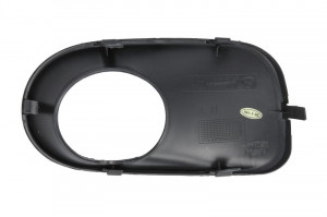 Grila bara cu locas far ceata, plastic, grunduit potrivit BMW X5 E53 12.03-12.06 - Img 2