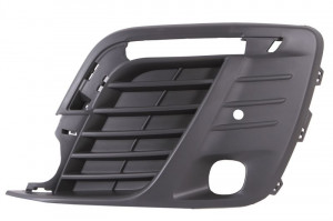 Grila bara cu locas far ceata si senzori parcare, plastic, negru potrivit PEUGEOT TRAVELLER dupa 2016