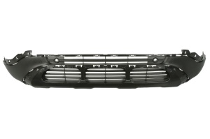 Grila bara fata potrivit Citroen C3 AIRCROSS 2017-2020 - plastic, negru, cu gauri pentru senzorii de parcare