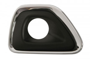 Grila bara fata Stanga cu locas proiector, plastic, crom/negru potrivit JEEP GRAND CHEROKEE IV dupa 2013 2013-2016