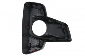 Grila bara fata stanga plastic, negru lucios/rosu potrivit TOYOTA HILUX VIII 01.18-05.20 - Img 2