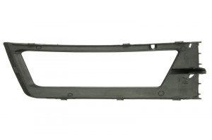 Grila bara fata stanga potrivit SKODA RAPID 2012-2017 - cu locas proiectoare, plastic, negru - Img 2