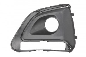 Grila bara Stanga cu locas lumini zi, plastic, negru potrivit PEUGEOT 108 dupa 2014 Hatchback dupa 2014 - Img 2