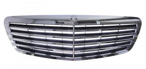 Grila radiator crom/gri potrivit MERCEDES Clasa S W221 3.0-6.2 2005-2013
