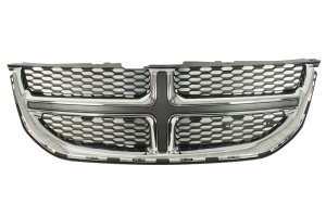 Grila radiator crom/negru potrivit DODGE GRAND 3.6/3.6ALK/4.0 dupa 2007 dupa 2011