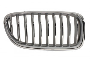Grila radiator Dreapta crom/titan potrivit BMW Seria 5 F10, 5 F11 1.6-4.4 2009-2017 - Img 1