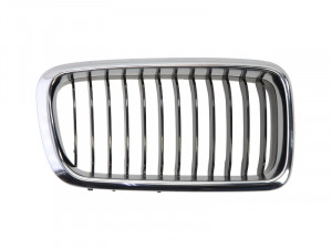 Grila radiator Dreapta potrivit BMW 7 (E38) 2.5D-5.4 1994-2001 pana in 2001 - (crom/negru)