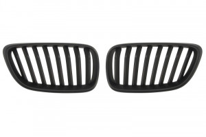Grila radiator Dreapta/Stanga set, negru-mat potrivit BMW 2 F22, F87, 2 F23 1.5-3.0 dupa 2012 2013-2016