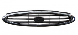 Grila radiator potrivit FORD MONDEO II 1.6-2.5 1996-2000 pana in 2000 - (diesel, crom/negru) - Img 2