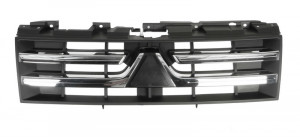 Grila radiator potrivit MITSUBISHI PAJERO IV 3.2D/3.8 dupa 2006 - (crom/negru)