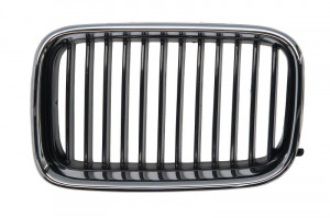 Grila radiator Stanga potrivit BMW 3 (E36) 1.6-3.2 1990-2000 - (crom/negru)