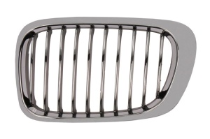 Grila radiator Stanga potrivit BMW 3 (E46) 1.6-3.2 1997-2007 1998-2003 - (convertibil; versiune coupe, crom/negru)