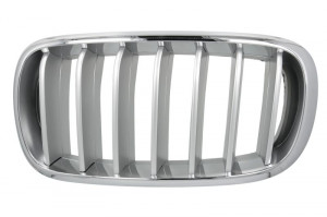 Grila radiator Stanga potrivit BMW X5 (F15, F85), X6 (F16, F86) 2.0D-4.4 2013-2019 - (PURE EXPERIENCE, crom/titan)