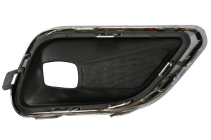 Grila ventilatie bara fata stanga potrivit JEEP CHEROKEE KL dupa 2018 - (cu orificii lampa ceata, plastic, negru/crom) - Img 2