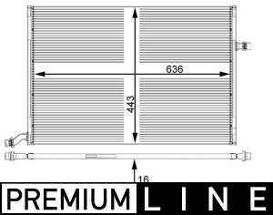 Intercooler potrivit MERCEDES C (A205), C (C205), C T-MODEL (S205), C (W205), CLS (C257), E (A238), E ALL-TERRAIN (S213), E (C238), E T-MODEL (S213), E (W213), GLC (C253) 1.5-Electric 12.13- - Img 1