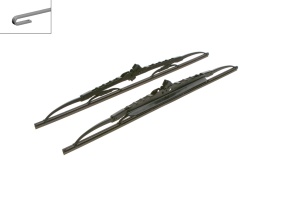 Lamela stergator fata (blister, 1 set=2buc) cadru cu spoiler NR. 500S TWIN 500/500mm - Img 4