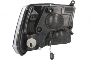 Lampa fata Stanga (H1/HB3/PY27/7W, manual, fara motoras, fara ECE, culoare: cromat) potrivit RAM 2013-2018 - Img 2