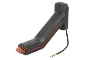 Lumina clarificare dreapta, portocaliu/rosu/alb, LED, suprafata, lungime cablu 400mm, cu brat lung, 12/24V (cu functie de semnalizator spate, IP6K9K) - Img 3
