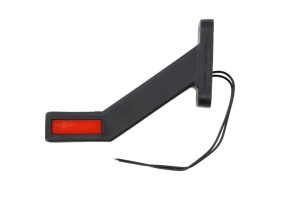 Lumina delimitare dreapta, rosu/alb, LED lungime cablu 240mm, pe brațul lung, 12/24V (tip: neon) - Img 2