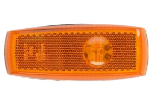 Lumina delimitare stanga/dreapta, forma: dreptunghiular, portocaliu, LED 24V potrivit IRIZAR I6, I8 05.10- - Img 1