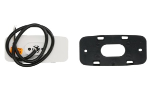 Lumina delimitare stanga/dreapta, forma: oval, alb, LED, inaltime 52mm; latime 110,8mm; adancime 20,5mm lungime cablu 500mm, fara prindere, 12/24V (tip: neon, IP68) - Img 2