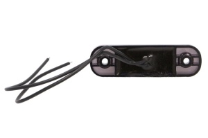 Lumina delimitare stanga/dreapta, forma: oval, fumuriu/alb, LED, inaltime 24mm; latime 84mm; adancime 25mm lungime cablu 240mm, 12/24V (IP6K9K) - Img 2