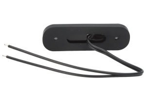 Lumina delimitare stanga/dreapta, forma: oval, portocaliu/fumuriu, LED, inaltime 24,2mm; latime 83,8mm; adancime 10,4mm lungime cablu 230mm, 12/24V (IP66/IP68) - Img 2