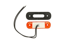 Lumina delimitare stanga/dreapta, portocaliu, LED, inaltime 24,2mm; latime 83,8mm; adancime 10,4mm lungime cablu 230mm, 12/24V - Img 2
