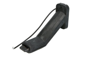 Lumina delimitare stanga, portocaliu/rosu/alb, LED lungime cablu 400mm, pe brațul lung, 12/24V (IP6K9K) - Img 3