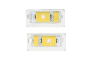 Lumina numar inmatriculare, culoare lumina: alb; set, 12V, cu aprobare circulatie potrivit MINI (R50, R53) 06.01-09.06 - Img 2
