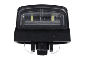Lumina numar inmatriculare (LED, 12/24V, culoare: negru, culoare sticla: alb, conector: SUPERSEAL)